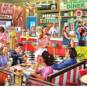 White Mountain American Diner 1000 Pieces
